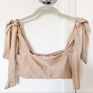 LALI + LAYLA tie top in barefoot babe